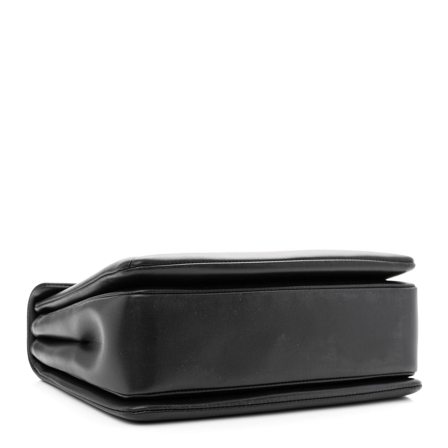 Nappa Tonal One Stud Chain Shoulder Bag Black