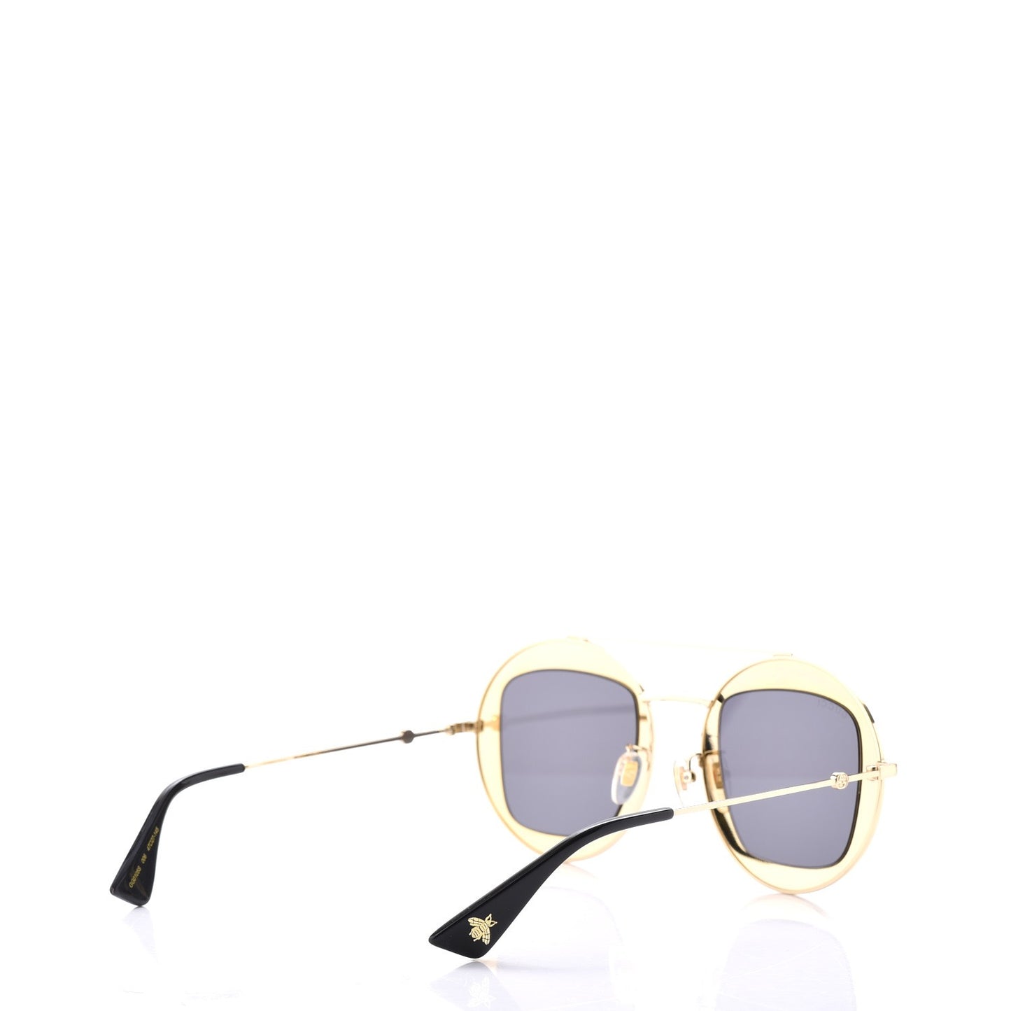 Round Frame Sylvie Web Sunglasses GG0105S Black