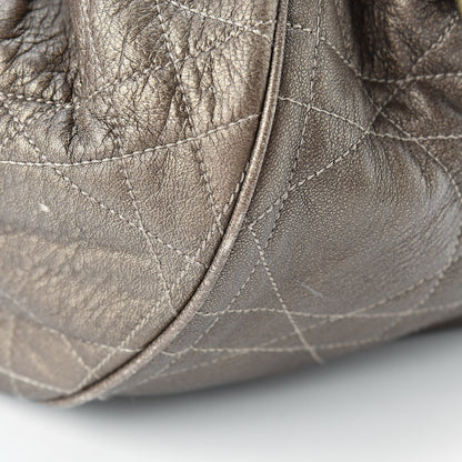 Christian Dior Lambskin Cannage Drawstring Bag Bronze 17 of 22
