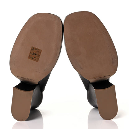 Bottega Veneta Nappa Stack Mule Sandals 39 Fondente 5 of 7