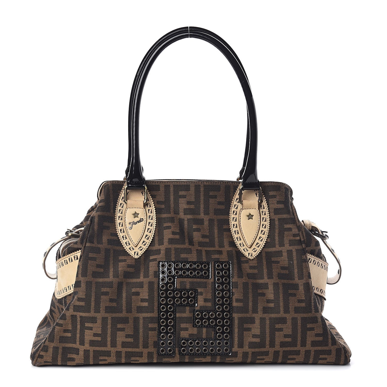 Fendi Zucca Grommet Bag De Jour Tobacco 1 of 9