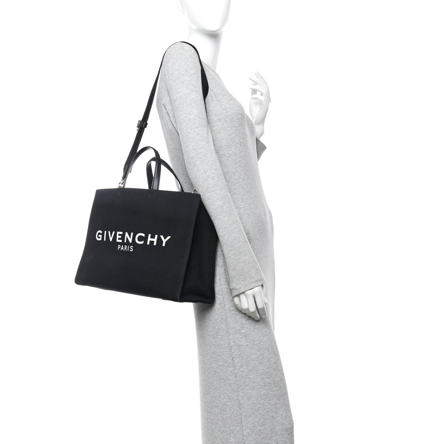 Canvas Medium G-Tote Black