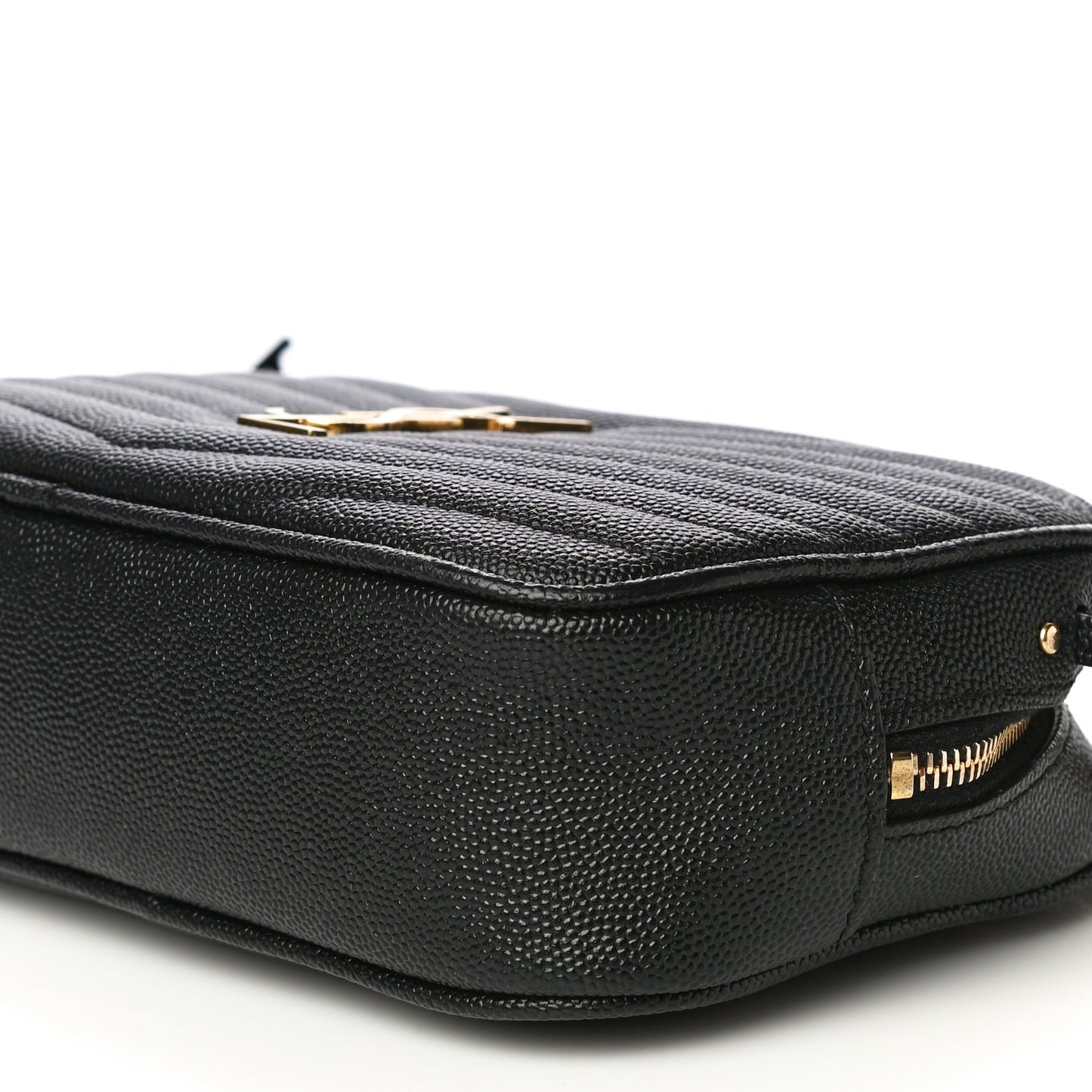 Grain De Poudre Matelasse Monogram Mini Lou Camera Bag Black
