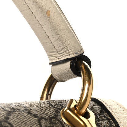 Gucci GG Supreme Monogram Small Queen Margaret Top Handle Bag White 13 of 13