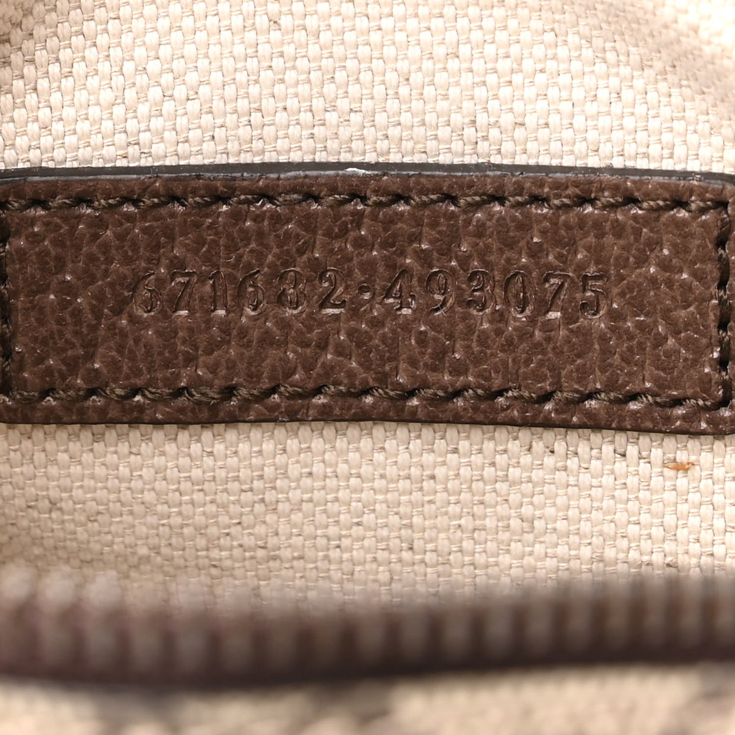 GG Supreme Monogram Web Mini Ophidia Double Zip Messenger Bag Beige New Acero