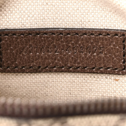 Gucci GG Supreme Monogram Web Mini Ophidia Double Zip Messenger Bag Beige New Acero 7 of 10