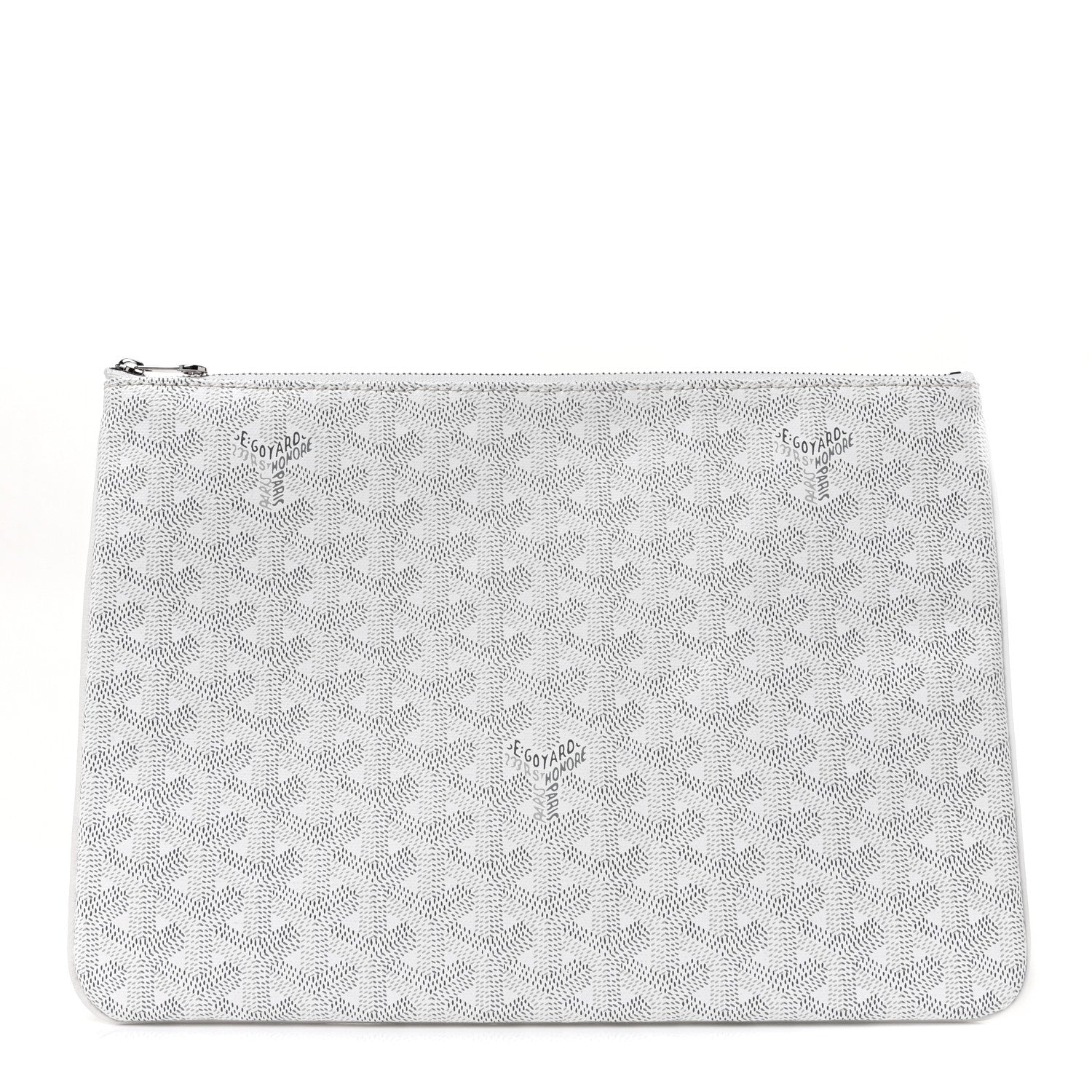 Goyard Goyardine Senat Pochette MM White 1 of 8
