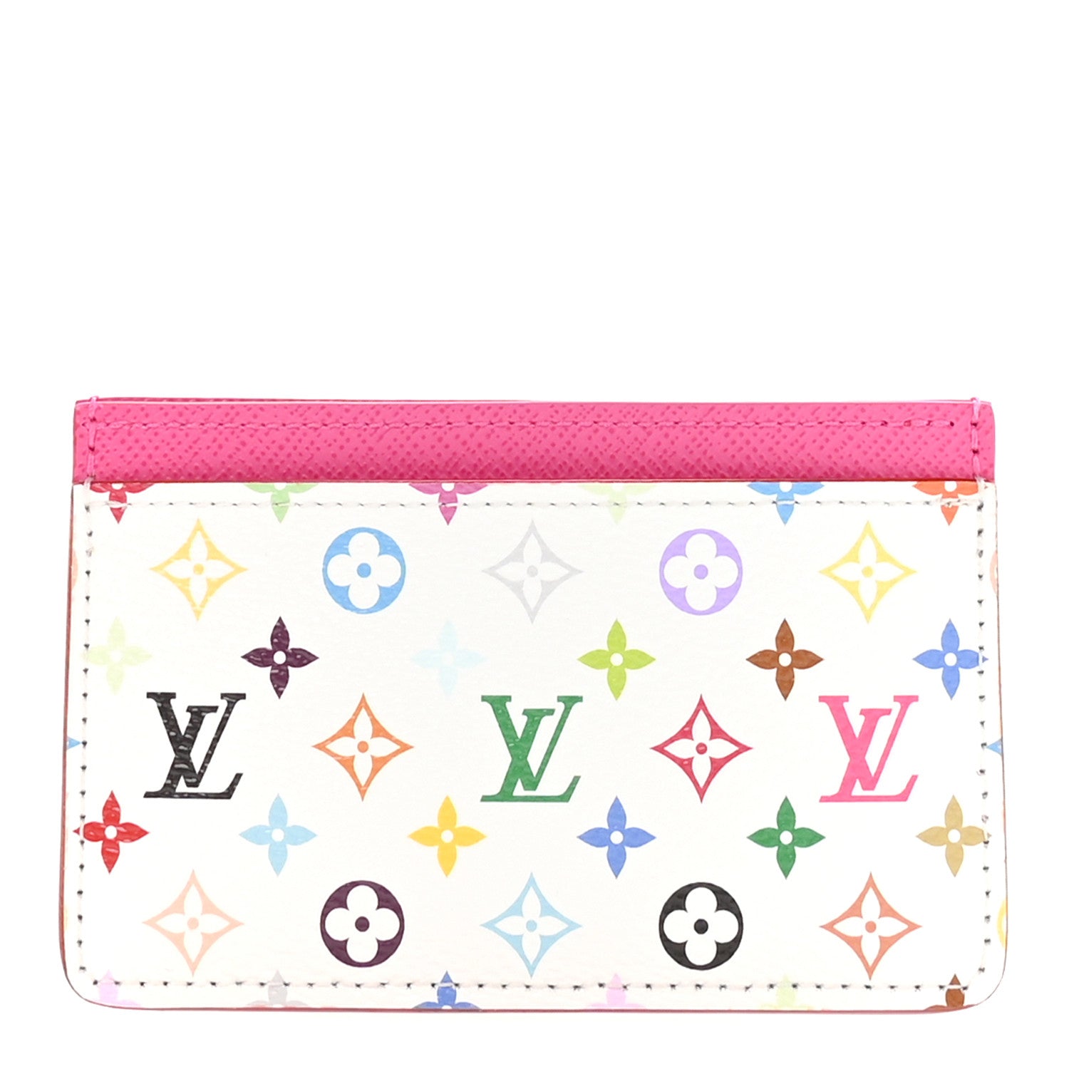 Louis Vuitton LV X TM Monogram Multicolor Card Holder Kawaii Pink 1 of 7