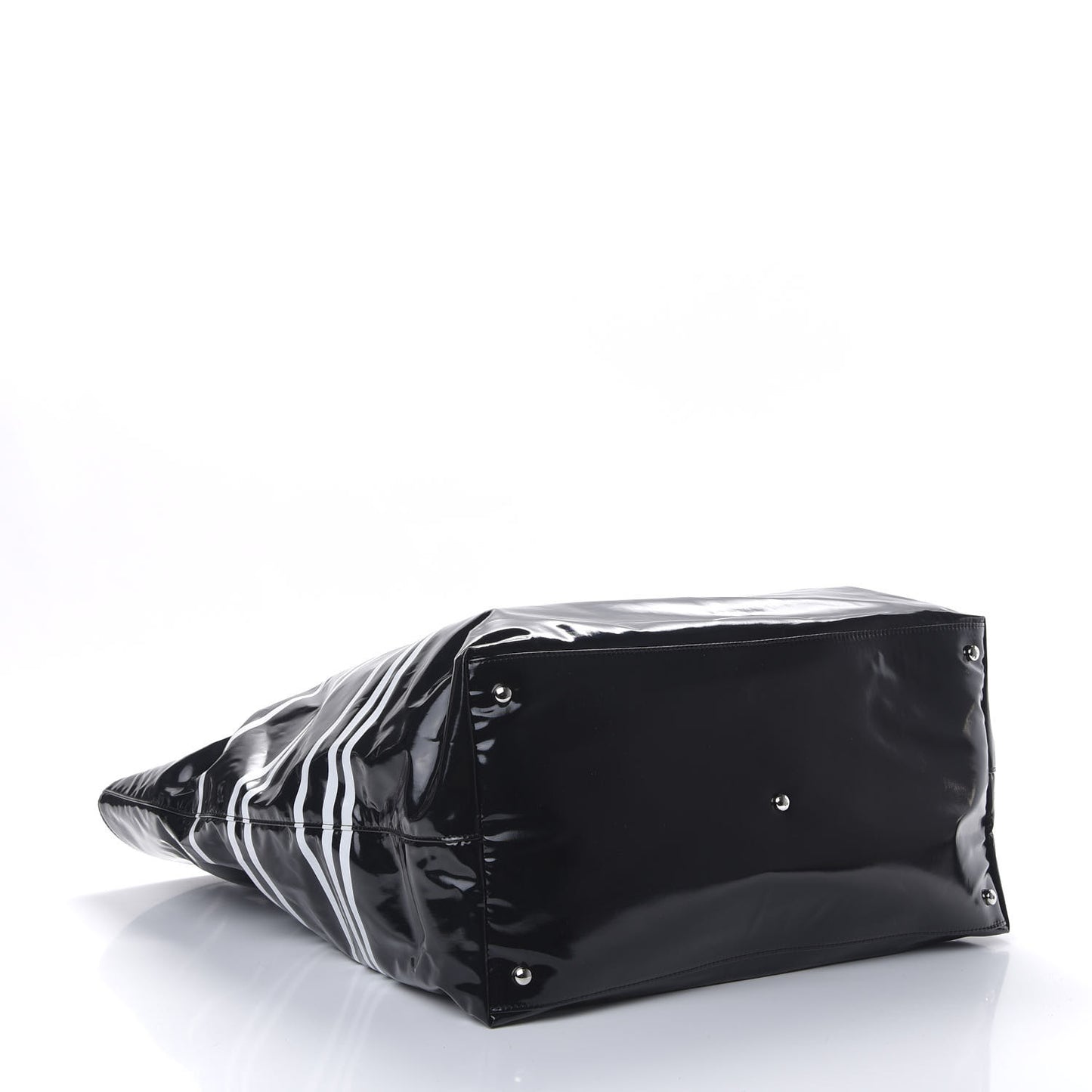 Vinyl Large La Pausa Bay Shopping Bag Black