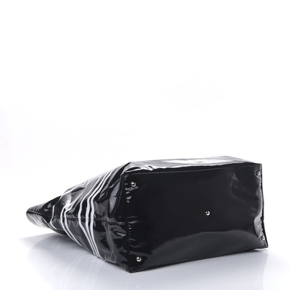 Chanel Vinyl Large La Pausa Bay Shopping Bag Black 3 of 10
