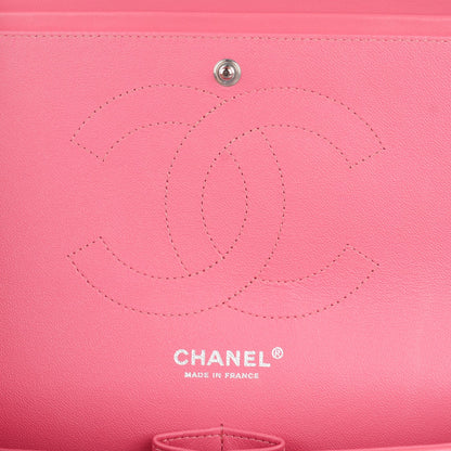 Chanel Lambskin Quilted Jumbo Double Flap Pink 6 of 8