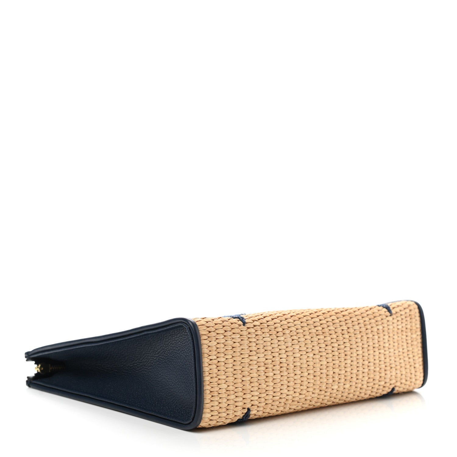 Louis Vuitton Raffia Calfskin Monogram Giant Toiletry Pouch 26 Blue 4 of 6