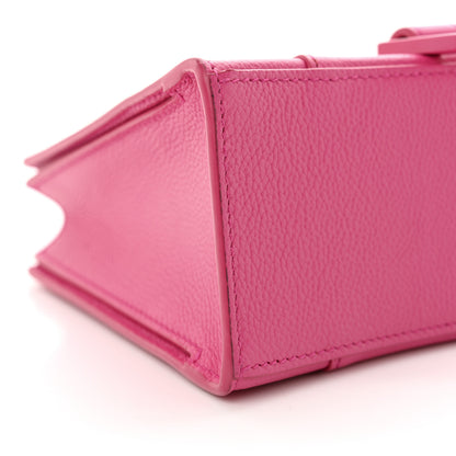 Balenciaga Grained Calfskin XXS Hourglass East West Tote Pink 10 of 14