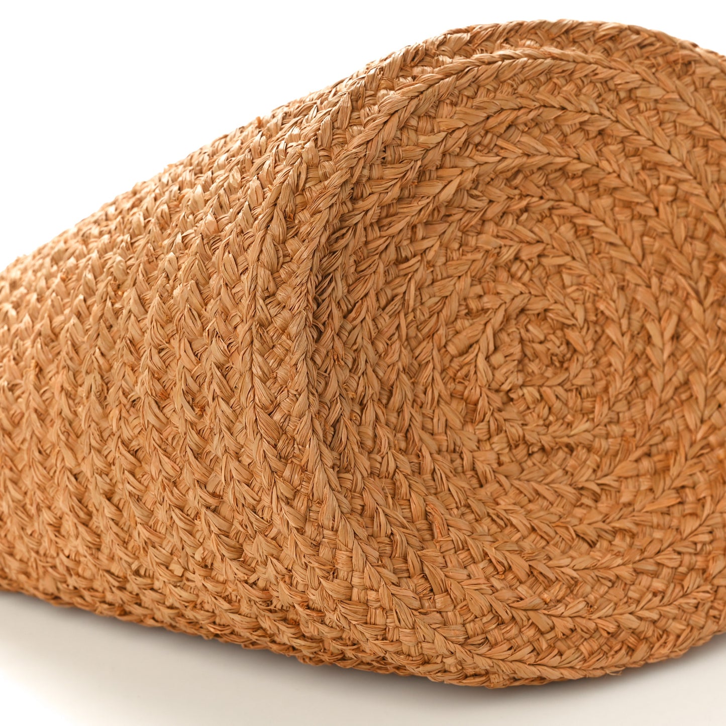 Raffia Calfskin Medium Panier Tote