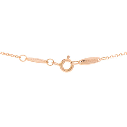 Tiffany 18K Rose Gold Diamond .17ct Elsa Peretti Diamonds by the Yard Pendant Necklace 4 of 6
