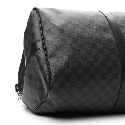 Louis Vuitton Damier Graphite Keepall Bandouliere 55 5 of 14