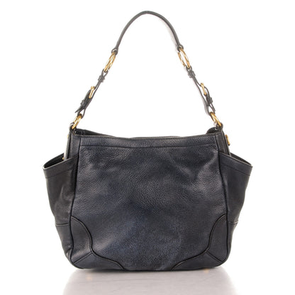 Prada Cervo Deerskin Hobo Baltico 4 of 9