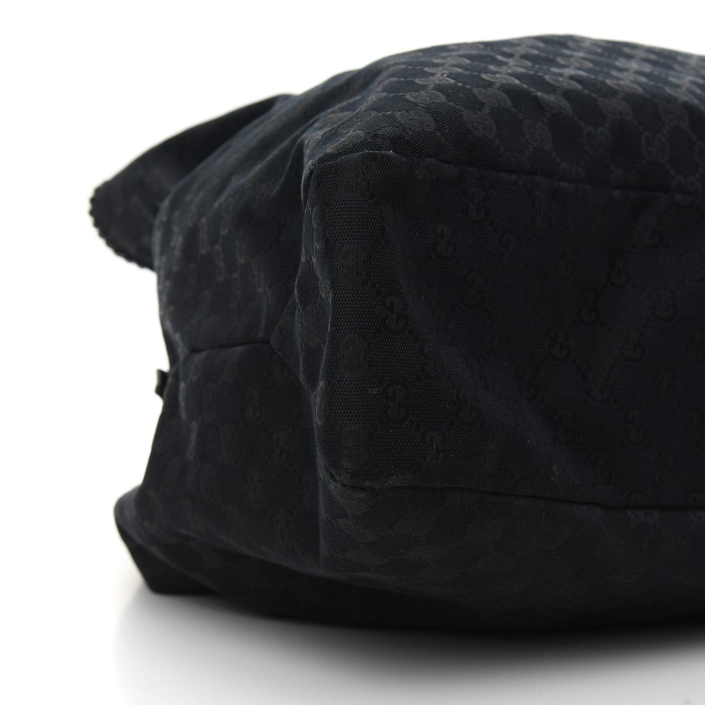 Monogram Large Horsebit Chain Hobo Black