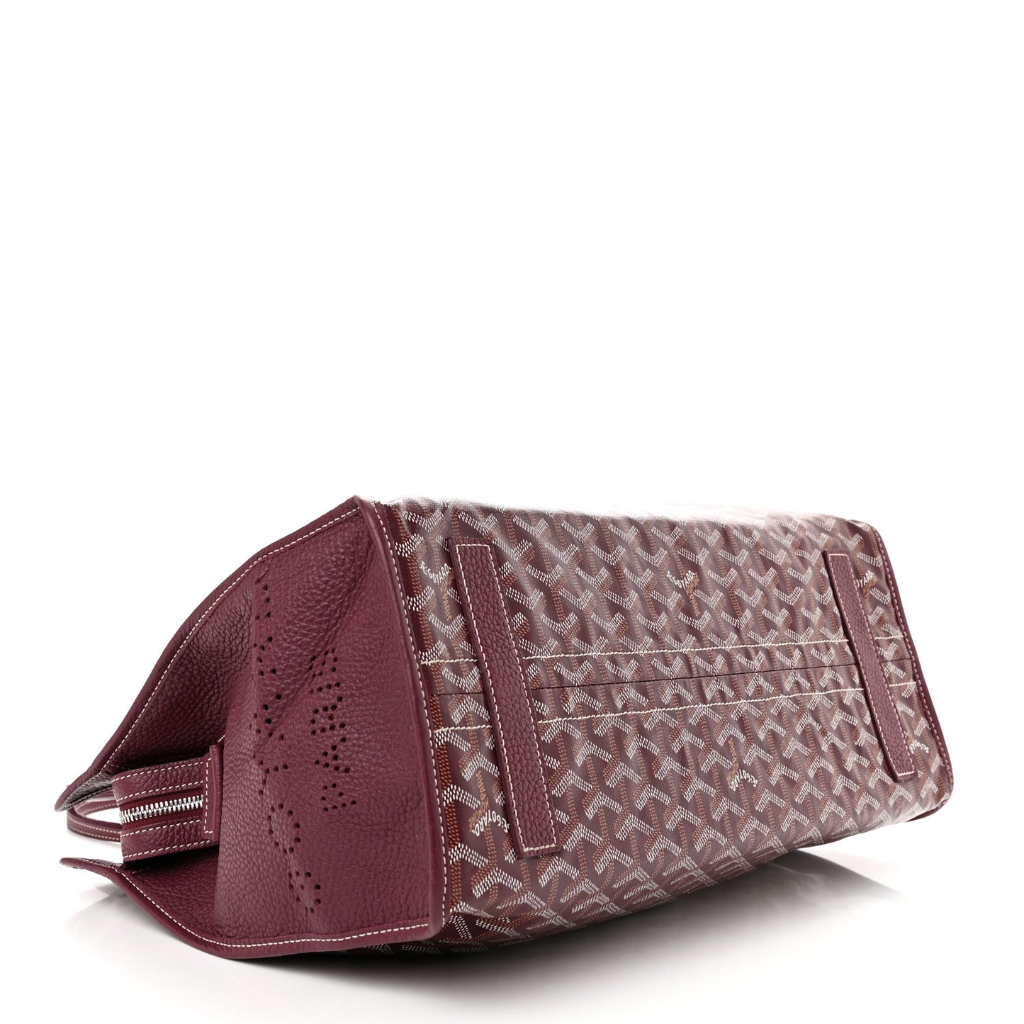 Goyardine Sac Hardy Pet Carrier PM Burgundy