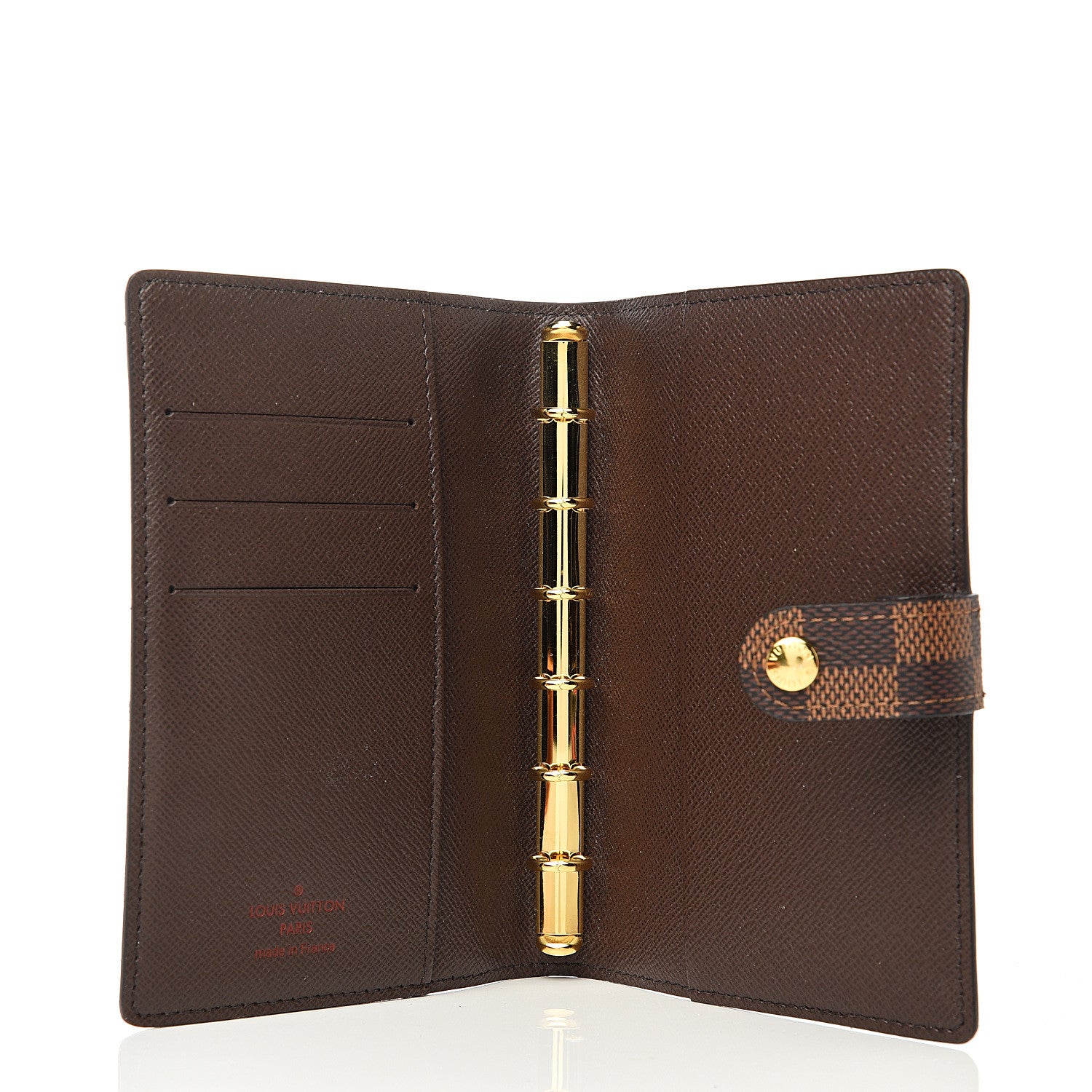 Louis Vuitton Damier Ebene Small Ring Agenda Cover 4 of 7