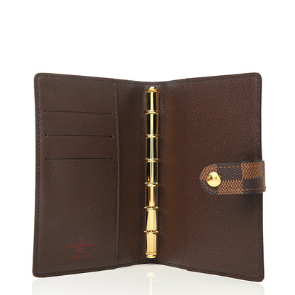Louis Vuitton Damier Ebene Small Ring Agenda Cover 4 of 7
