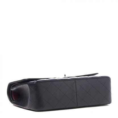 Chanel Caviar Quilted Jumbo Double Flap Black 4 of 10