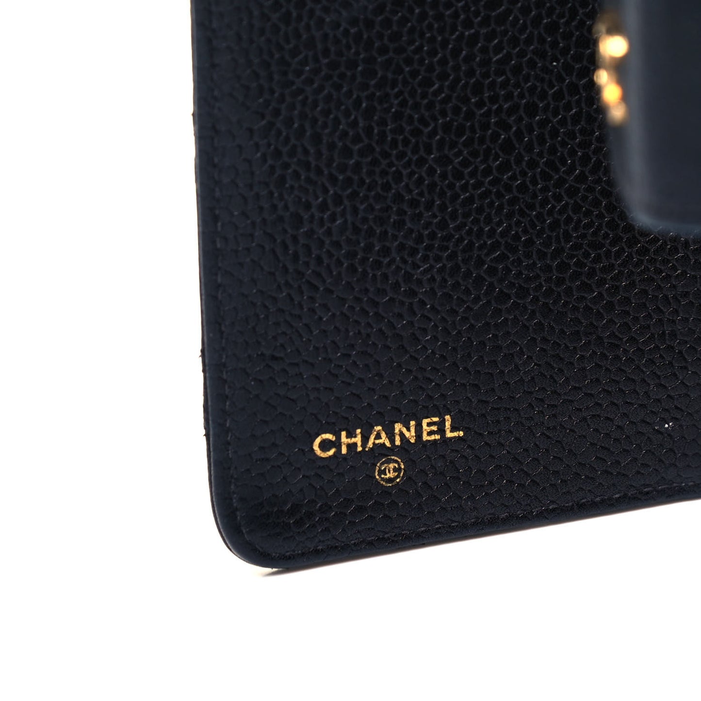 Caviar Stitched Agenda Cover Black
