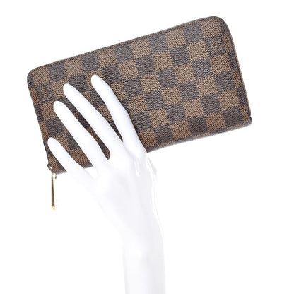 Louis Vuitton Damier Ebene Zippy Wallet 2 of 10
