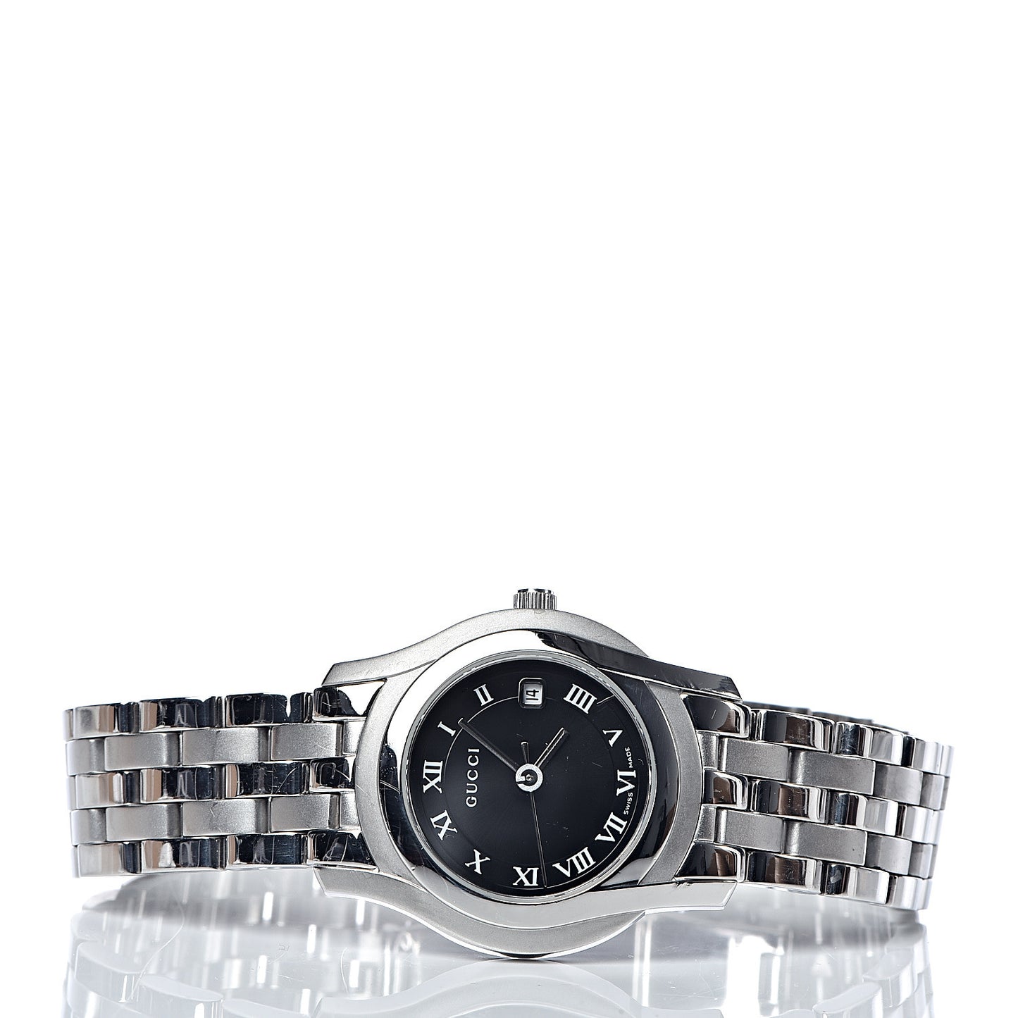 Stainless Steel 27mm 5500L Quartz Watch Black