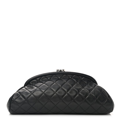 Chanel Lambskin Quilted Timeless Clutch Black 1 of 7