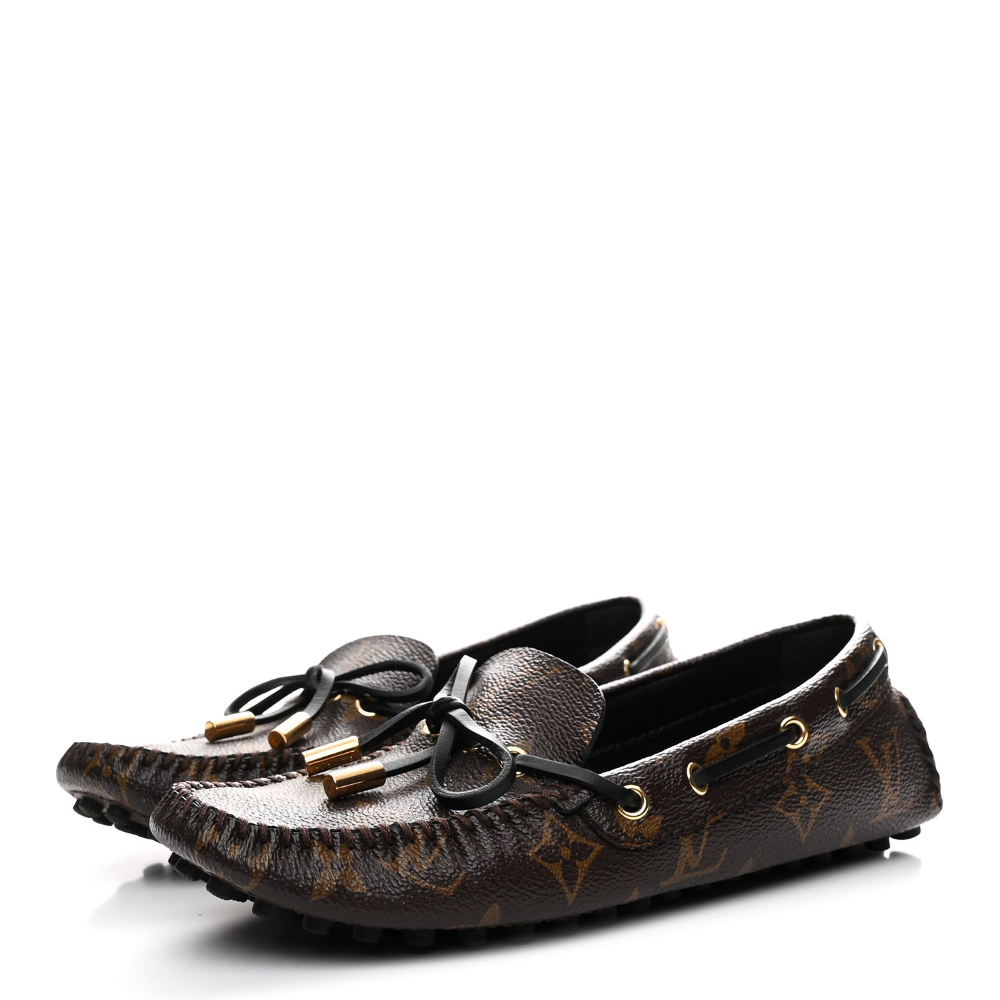 Patent Monogram Gloria Loafers 35