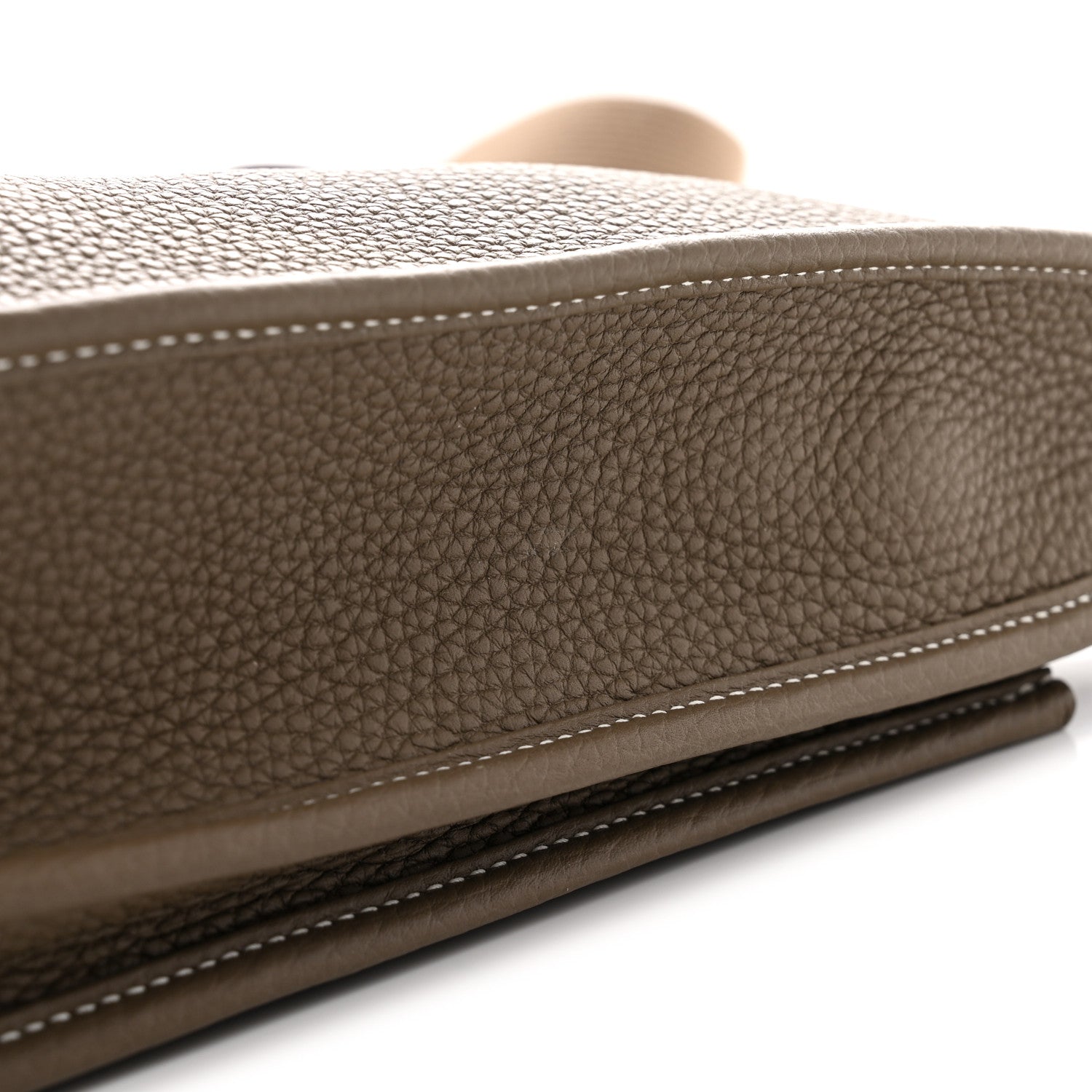 Hermes Taurillon Clemence Evelyne III PM Etoupe 11 of 12