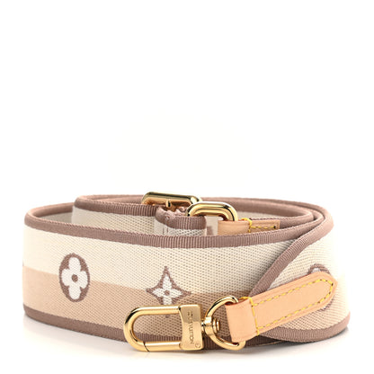 Louis Vuitton Jacquard Speedy Bandouliere 20 Shoulder Strap Beige 1 of 3