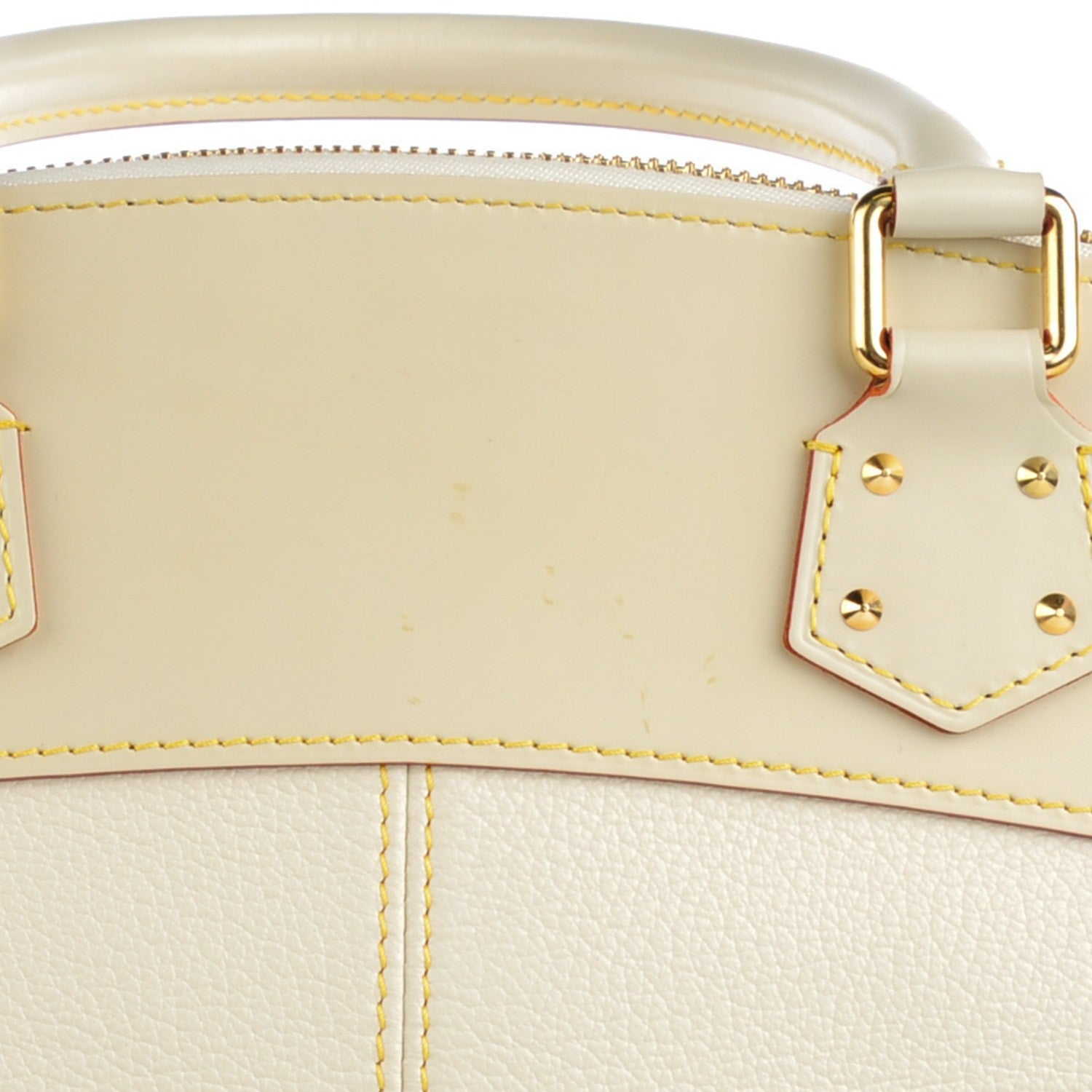 Louis Vuitton Suhali Lockit MM White 9 of 9