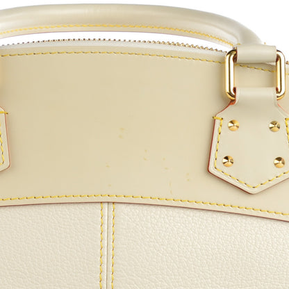 Louis Vuitton Suhali Lockit MM White 9 of 9