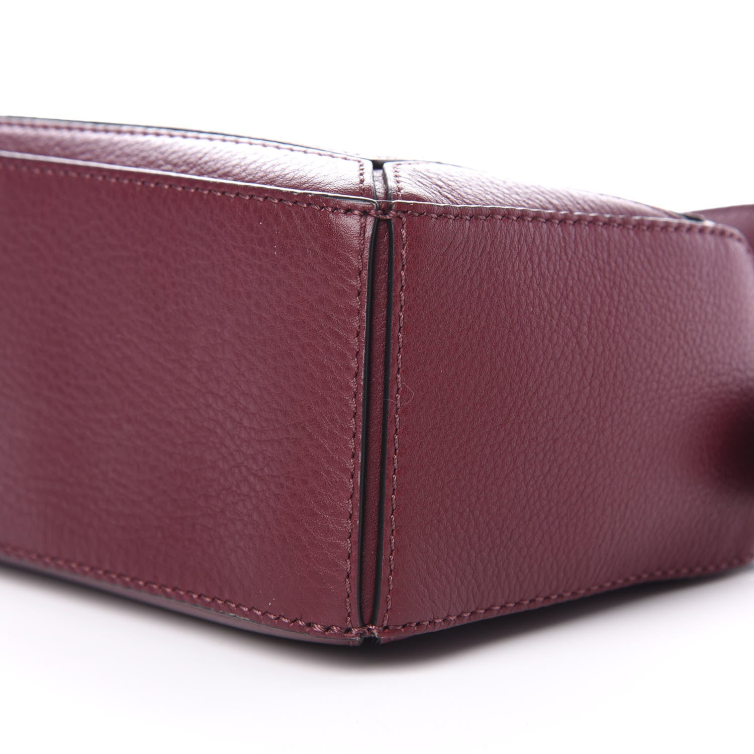 Loewe Calfskin Mini Puzzle Bag Wine 8 of 9