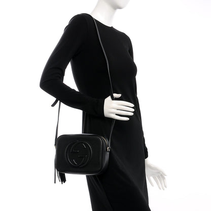 Gucci Pebbled Calfskin Small Soho Disco Bag Black 2 of 7