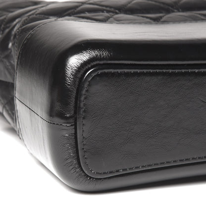 Chanel Aged Calfskin Quilted Medium Gabrielle Hobo Black 8 of 10