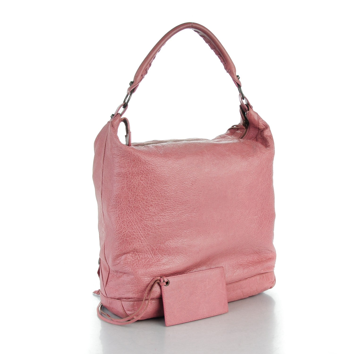 Balenciaga Agneau Classic Hardware Day Hobo Rose Bruyere 2 of 18