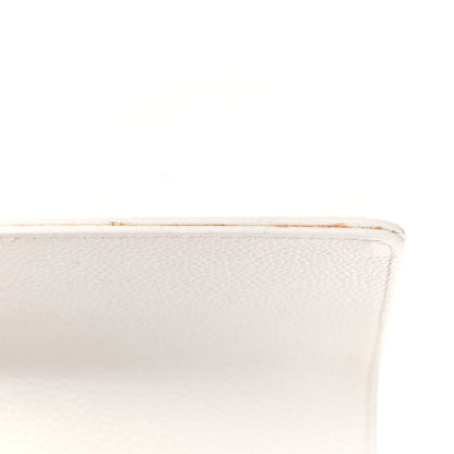 Chanel Caviar Kelly Flap Bag White 8 of 13
