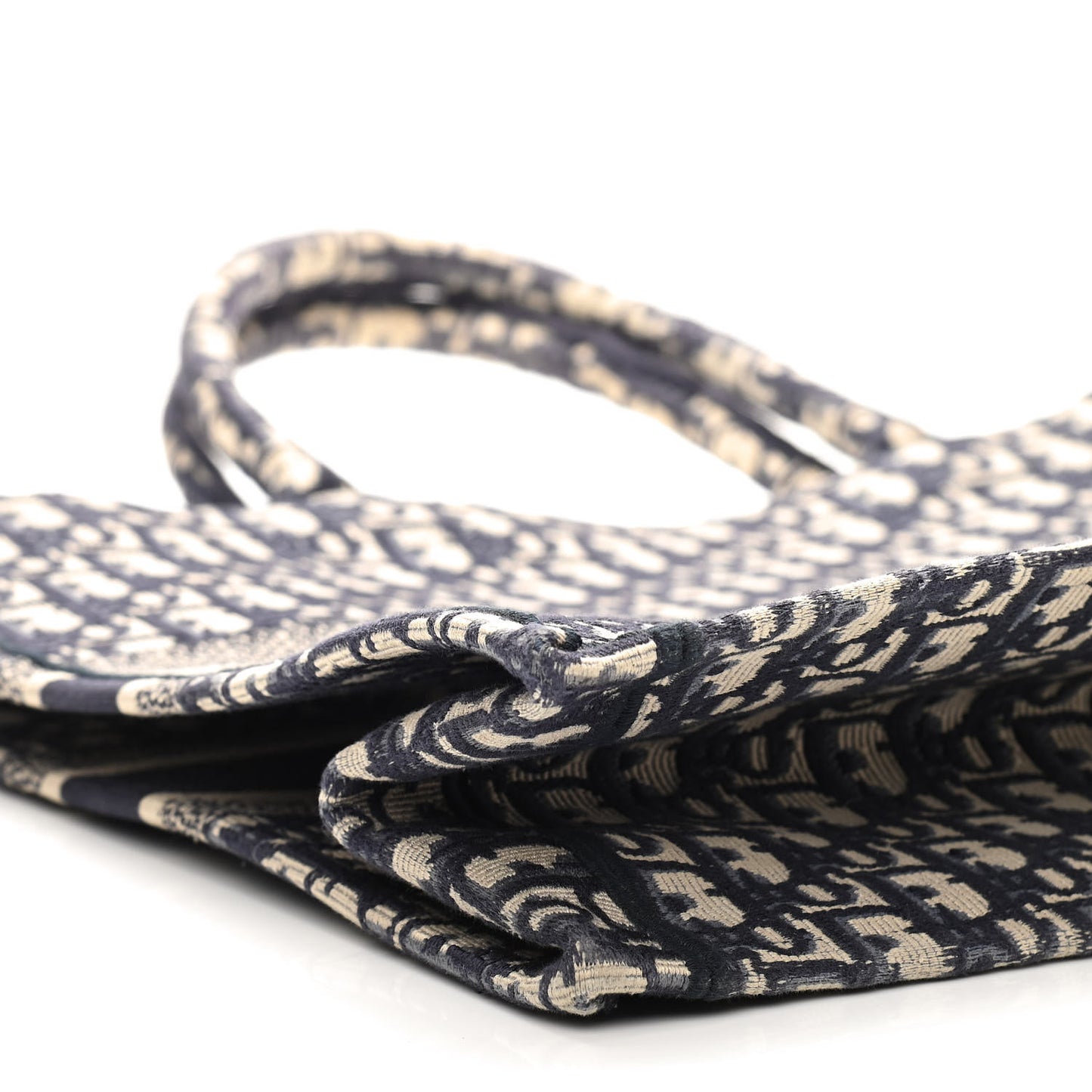 Oblique Large Book Tote Blue Multicolor