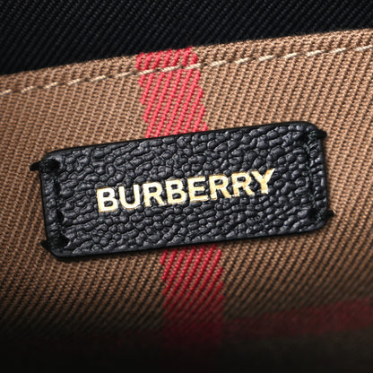 Burberry Calfskin Mega Check Small Banwell Tote Black 6 of 9