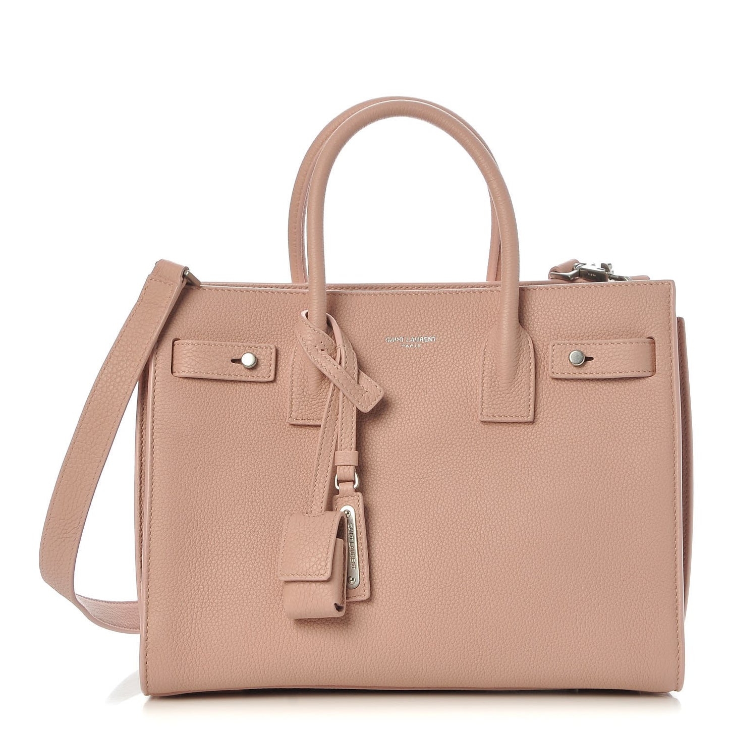 Grained Calfskin Baby Sac De Jour Souple Rose