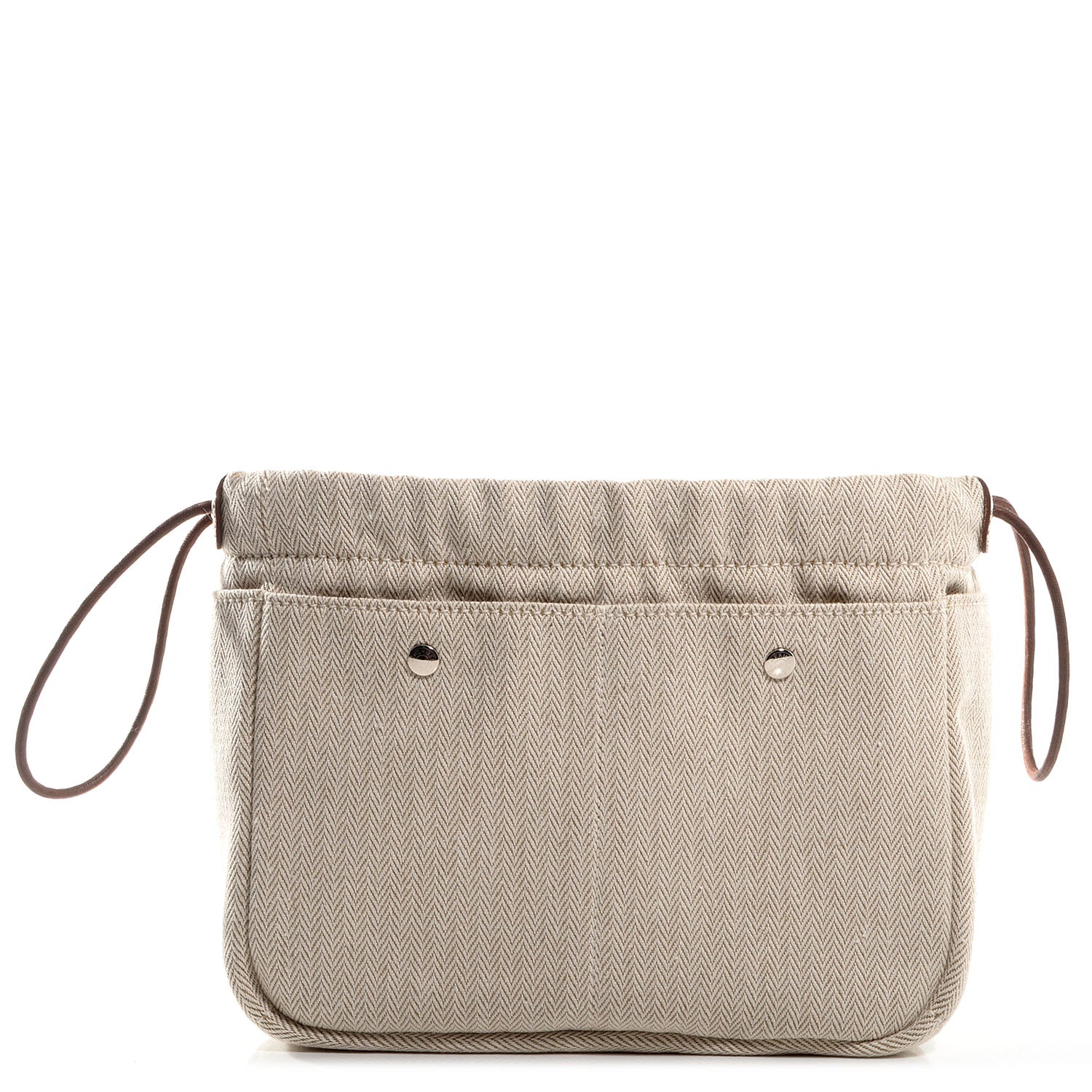 Hermes Canvas Barenia Fourbi 20 PM Pouch Naturel Fauve 1 of 7