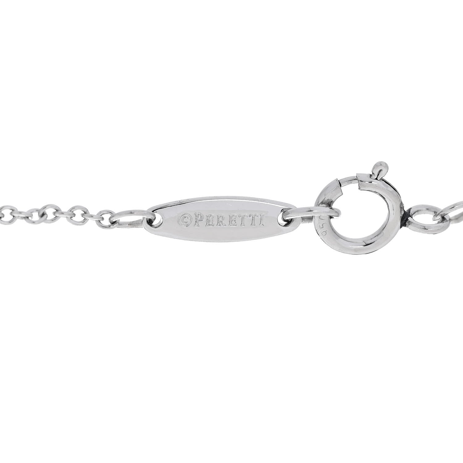 Tiffany Platinum Diamond .15ctw Elsa Peretti Diamonds by the Yard Station Bracelet 4 of 5