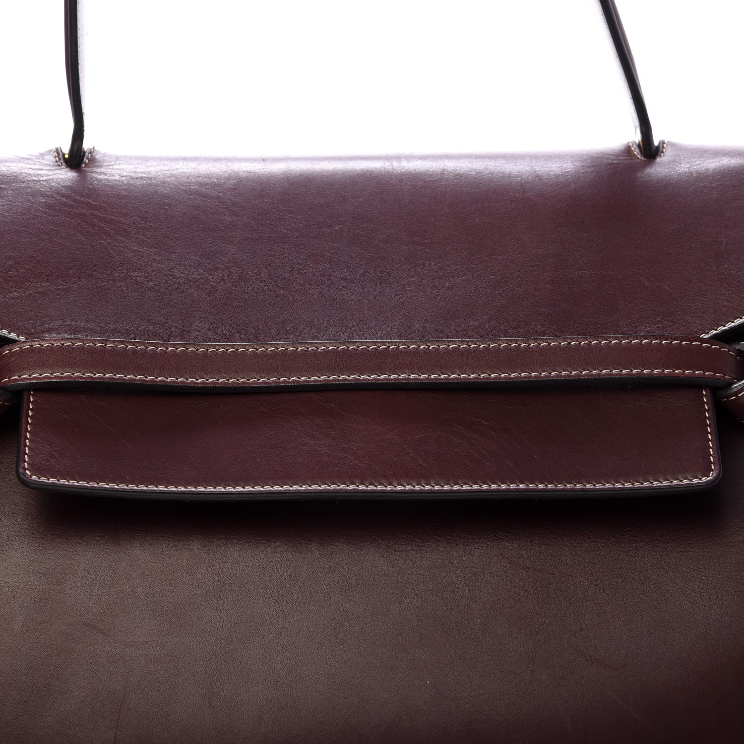 Celine Natural Calfskin Small Belt Bag Burgundy 13 of 14