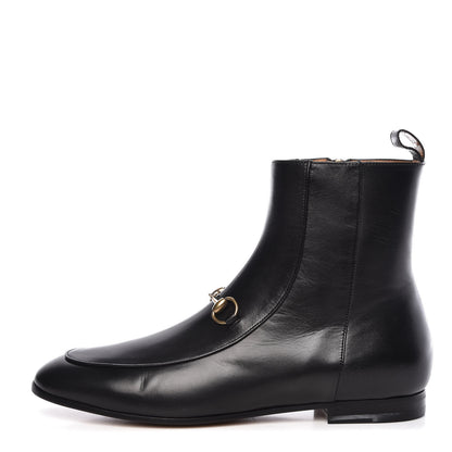 Gucci Malaga Kid Womens Jordaan Ankle Boots 39 Black 1 of 9