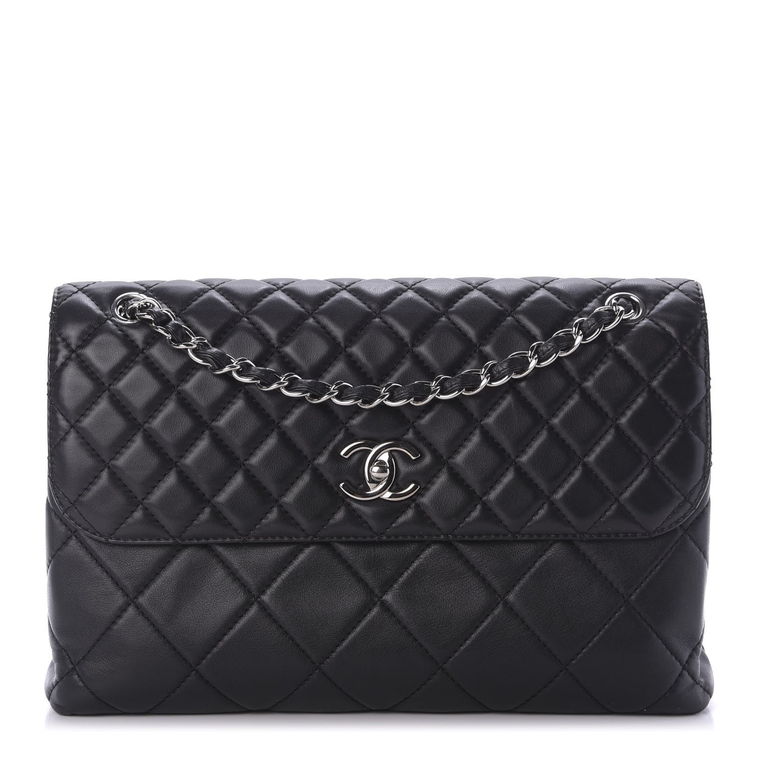 Chanel Calfskin Quilted In The Business Flap Bag Black 1 of 10