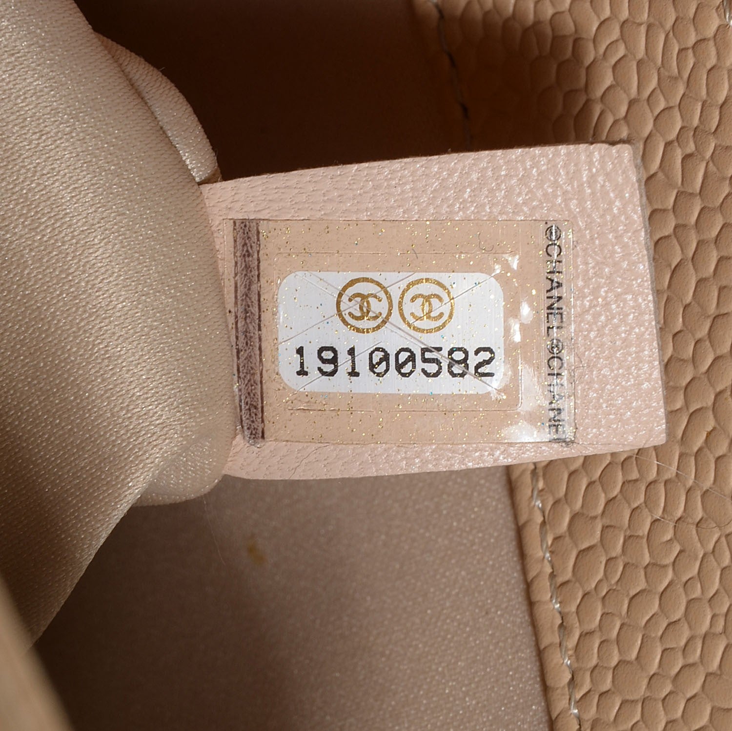 Chanel Caviar Quilted Grand Shopping Tote GST Beige Clair 7 of 7