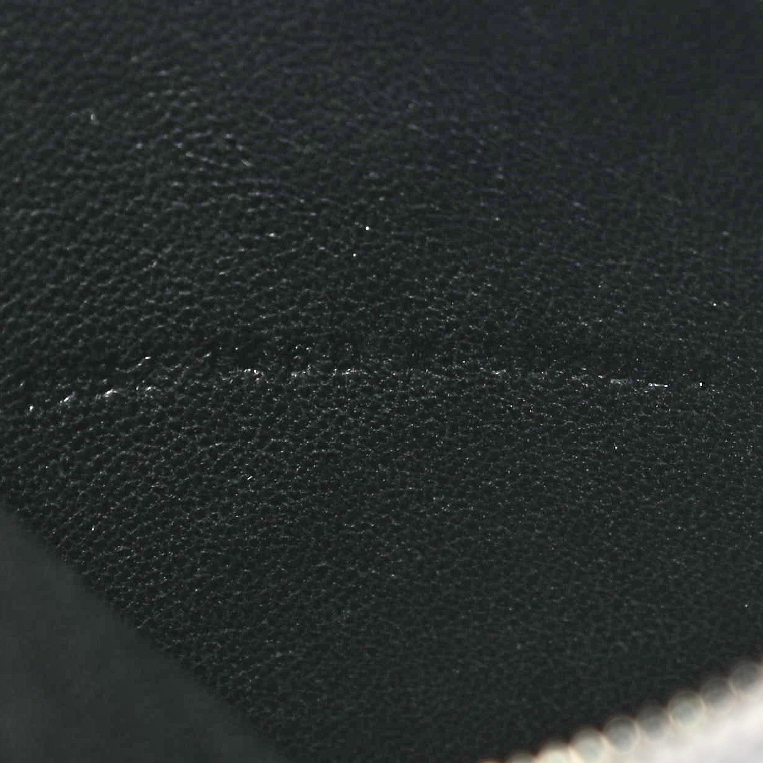 Balenciaga Metallic Goatskin Logo Large Everyday Zip Pouch Argent Black 7 of 9